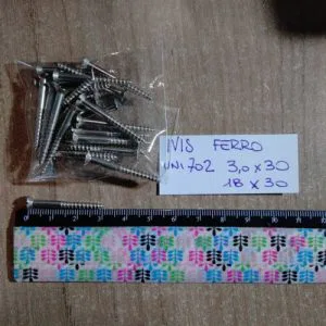 WF14) Viti x Legno Restauro Mobili ivis 3,0x30 ferro uni 702 piatta taglio 25pz