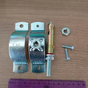 M10/63)  Tassello Acciaio M10 DIAM.16  Staffe Collare diam. 63