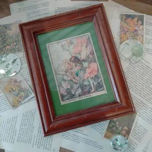 Cornice Legno Vecchio Cicely Mary Barker The Sweet Pea Fairies Artigianato