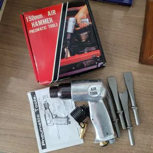 SCALPELLO PNEUMATICO 150MM 4 SCALPELLI AIR HAMMER PNUMATIC TOOLS OFFERTA STOCK