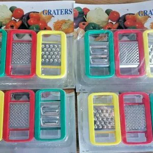 SET MINI GRATTUGIE ASSORTITE TAGLIA VERDURA KIT LOTTO CASALINGHI