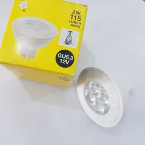 LAMPADA LED ADEO SERVICES 2 W 115 LUMEN 3000K GU5.3 12V A+ 50Hz 260mA