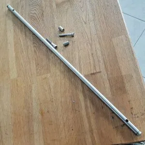 BARRA ASTA ACCIAIO INOX APPENDI UTENSILI MESTOLI da CUCINA 55CM ACCESSORI CUCINA