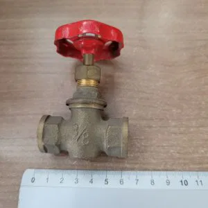 SARACINESCA FILETTATA IN OTTONE PESANTE  3/8