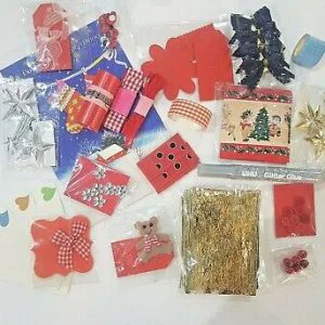 C5 stock lotto Natale Christmas scrapbooking making card biglietti carta adesivi