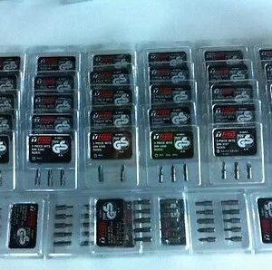 STOCK LOTTO 145 INSERTI PER AVVITATORE (35 BLISTER) ideale per RIVENDITA