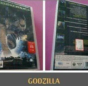 VHS GODZILLA SIGILLATA nuova video cassetta film originale nuovo