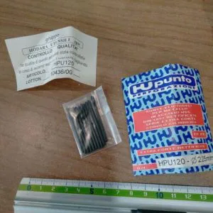 Hupunto Punte Trapano Extracorte Rettificate HPU 120 MM 2,25- 10 PEZZI Di 1897