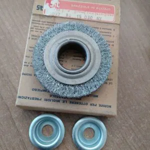 A) Sit Spazzola Acciaio 3082 diametro 80 spess.15 filo 0.30