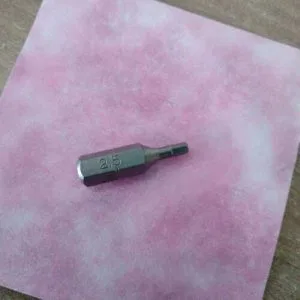 Inserto DIN 7426 ESAGONALE 2,5  FERRAMENTA HOBBY TUV GS A.R. FRESS