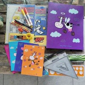 V154 Mumu Cow raccoglitore righelli matite QUADERNI penne IDEA REGALO