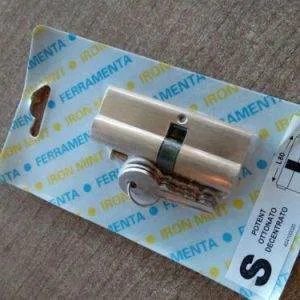 Potent- Cilindro Decentrato Ottonato Sagomato S 80  35 45   404100020 3 Chiavi