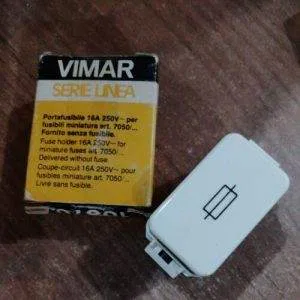 VIMAR portafusibile  16A 250V fusibili miniatura bianco serie linea VU 669 10370