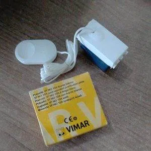 VIMAR ARKE' 19052.B pulsante 1P NO 10 tirante Bianco