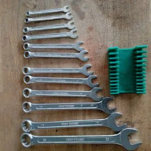 Serie 12 Chiavi fisse combinate 6/22 Drop Forged