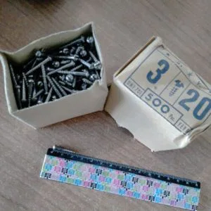 VF12) 550gr Viti taglio legno restauro mobili antichi S.V. uni 701 3 20 brunite