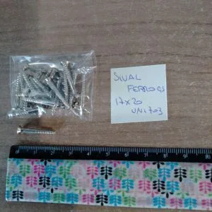 WF21) Viti x Legno Restauro Mobili 17x20  uni 703 bomb taglio 25pz