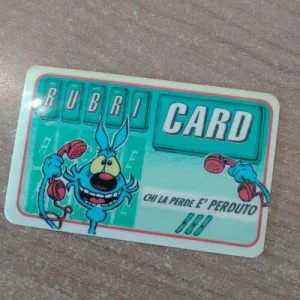 Lupo Alberto Card Tessera Vintage rubri card