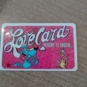 Lupo Alberto Card Tessera Vintage Love Card