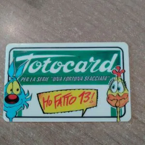 Lupo Alberto Card Tessera Vintage TotoCard