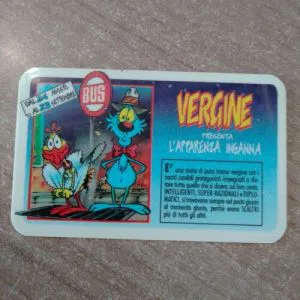 Lupo Alberto Card Tessera Vintage Oroscopo Vergine