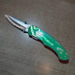 Coltellerie Ausonia Coltello Tasca Lama Inox Manico Design Circuito 18,5