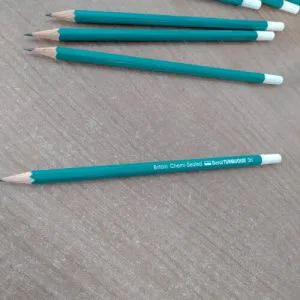 1 matita 3H BEROL TURQUOISE draughting pencil disegno BRITAIN