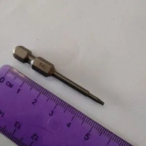 Cod.tx6)  Inserto TORX lunghezza 50 mm misura TX6 T6