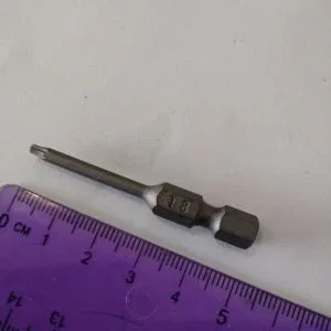 Cod.t8)  Inserto TORX lunghezza 50 mm misura T 8 T8