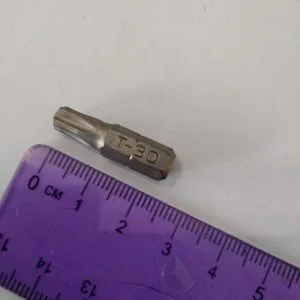 Cod.T30)  Inserto Torx T 30  lunghezza 25mm