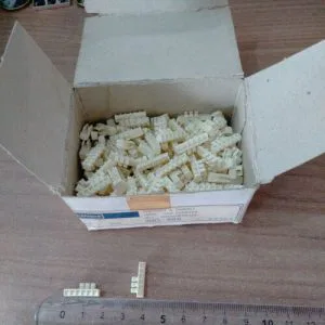 Telemecanique support 6 caract mark tag carrier AB1 SR6  161 PEZZI NUOVO