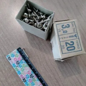 VF24 sival 160gr Viti taglio legno restauro mobili ferro uni 703 3x20 18 bomb.