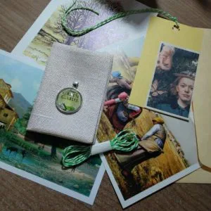 Anne of Green Gables Anna capelli rossi ciondolo cabochon Hand Made Artigianato