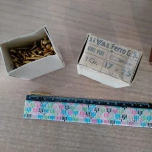 VF27 sival 150gr Viti taglio legno restauro mobili otton. ferro  uni 703 17x25