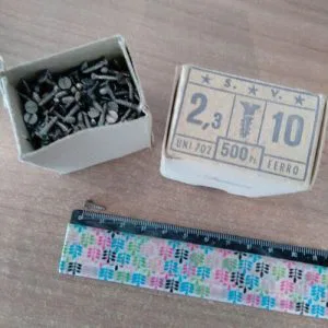 VF28 SV 160gr Viti taglio legno restauro mobili ferro uni 702 2,3 10