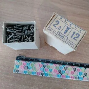 VF29 SV 160gr Viti taglio legno restauro mobili ferro uni 702 2,3 12