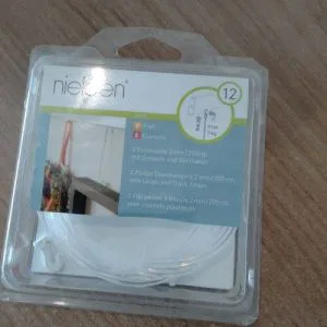 Nielsen 2 fili In Nylon 2mm / 200cm con occhiello e gancio plastica