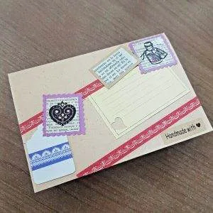 Hope Infinity Quaderno handmade  Diario Pentagramma scrapbooking notebook