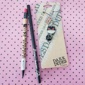 DK2) set Dark Dudes by Depesche ciondolo matita portamine Devil Inside raro