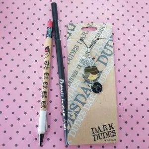DK6) set Dark Dudes by Depesche ciondolo matita portamine Rebels Devil Inside