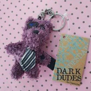 DK7)  Dark Dudes by Depesche Portachiavi Ciondolo Porta Chiavi raro