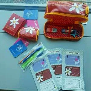 V96 LE PANDORINE  Lotto scuola cartoleria cancelleria IDEA REGALO