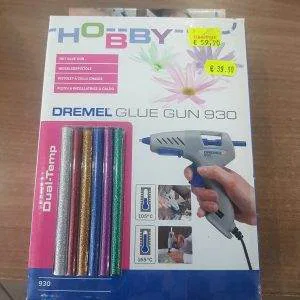 DREMEL 930 Pistola colla caldo incollatrice stick glitter hobby decorazione