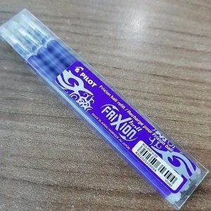 PILOT CONFEZIONE 3 REFILL FRIXION BALL VIOLA VIOLET 3 cartucce ricarica penna