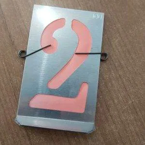 10 STAMPINI TRAFORATI NUMERI NUMERO  MM.100 LAMIERA ZINCO STAMPI STAMPO