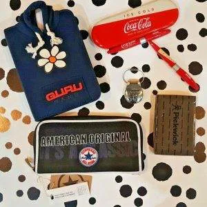 V128 GURU COCA COLA CONVERSE Lotto scuola cartoleria cancelleria IDEA REGALO