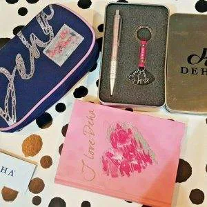 V129 DEHA  Lotto scuola cartoleria cancelleria IDEA REGALO