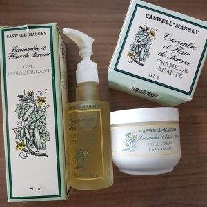CASWELL MASSEY concombre et fleur de sureau creme gel demaquillant vintage rare