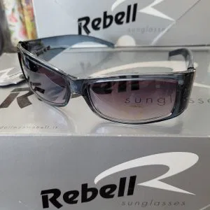 A3 REBELL SUNGLASSES 1 pz OCCHIALI SOLE GRIGIO AZZURRO UV400 CAT.2