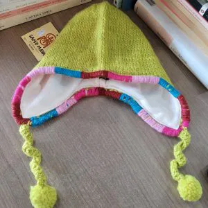 A) SAM'O MAYA ANDEAN SPIRIT BERRETTO BO MAIKA HAND MADE KNITTED LANA ORIGINALE